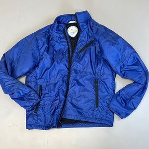 Tommy Bahama Blue Windbreaker Lightweight Sporty Jacket